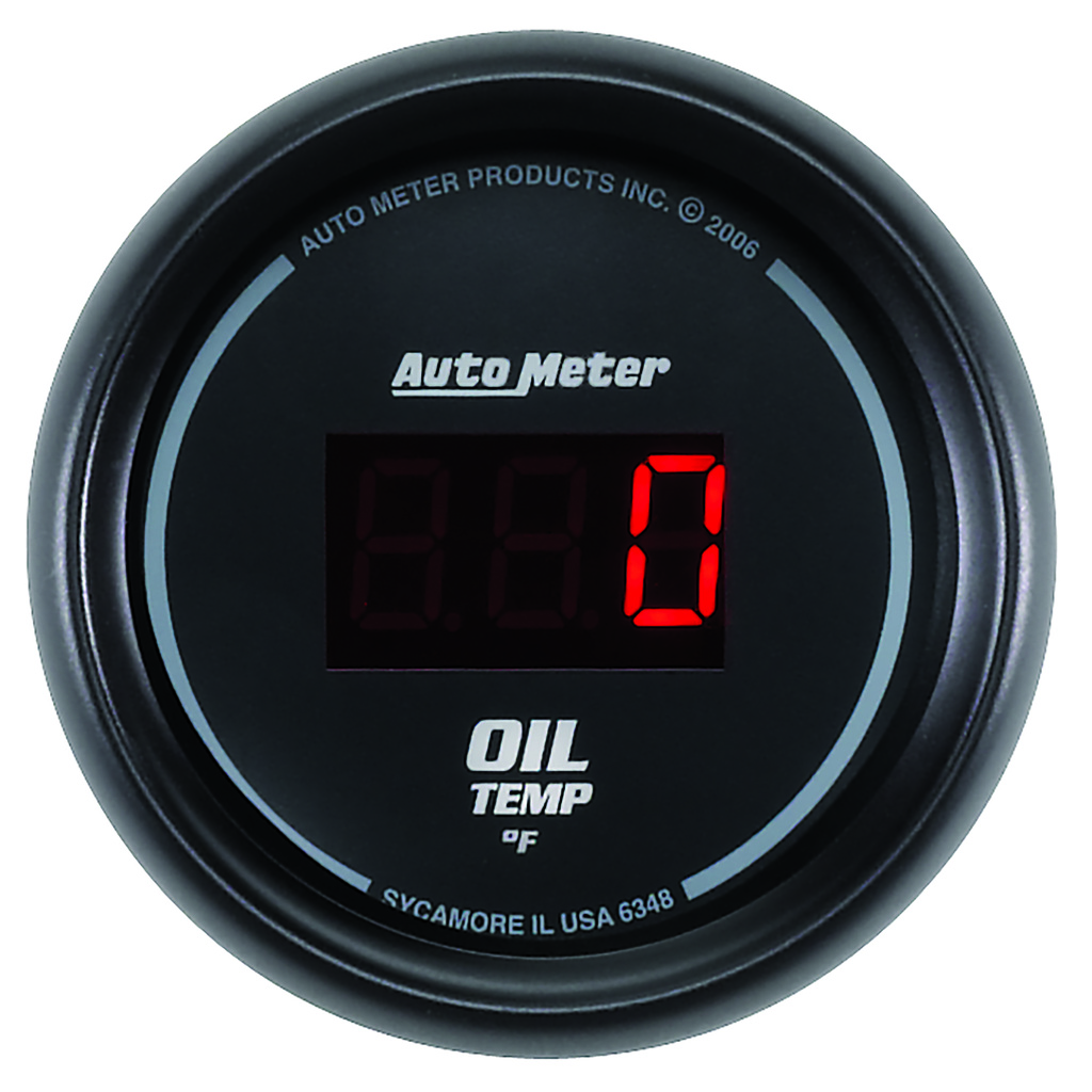 2-1/16" Oil Temperature, 0-340 °F, Sport-Comp Digital