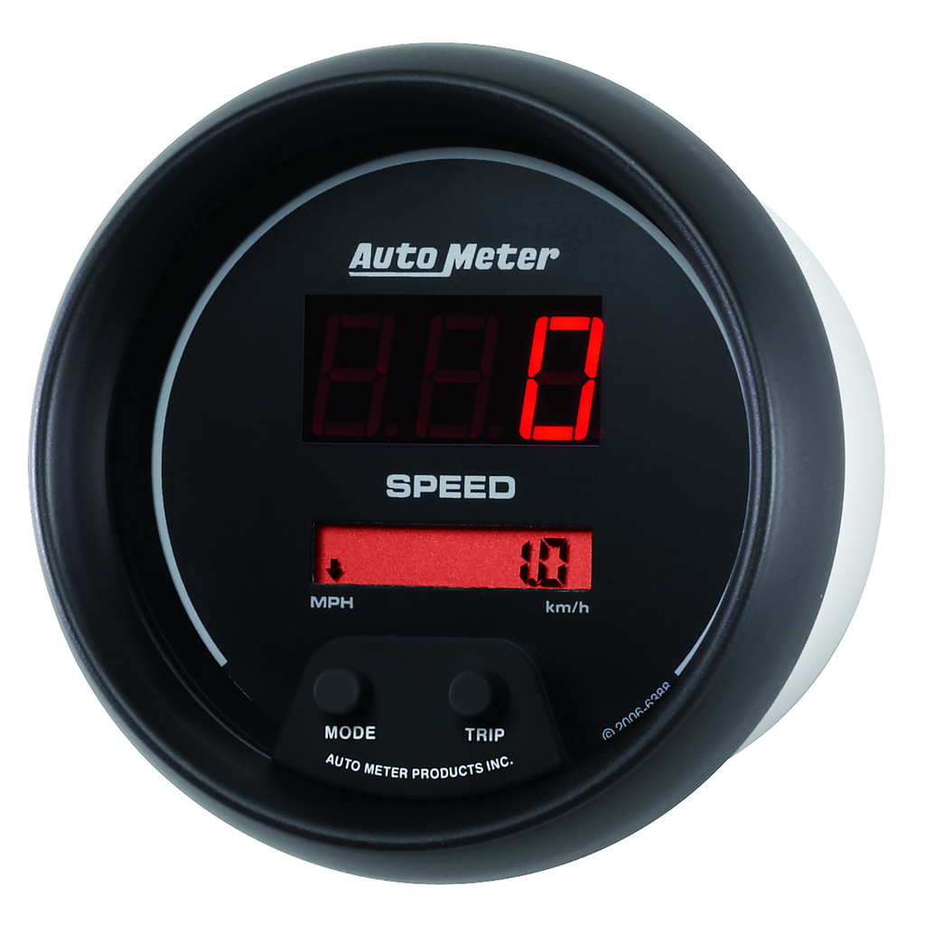 3-3/8" Speedometer, 260 Mph / 260 Km/H, Sport-Comp Digital
