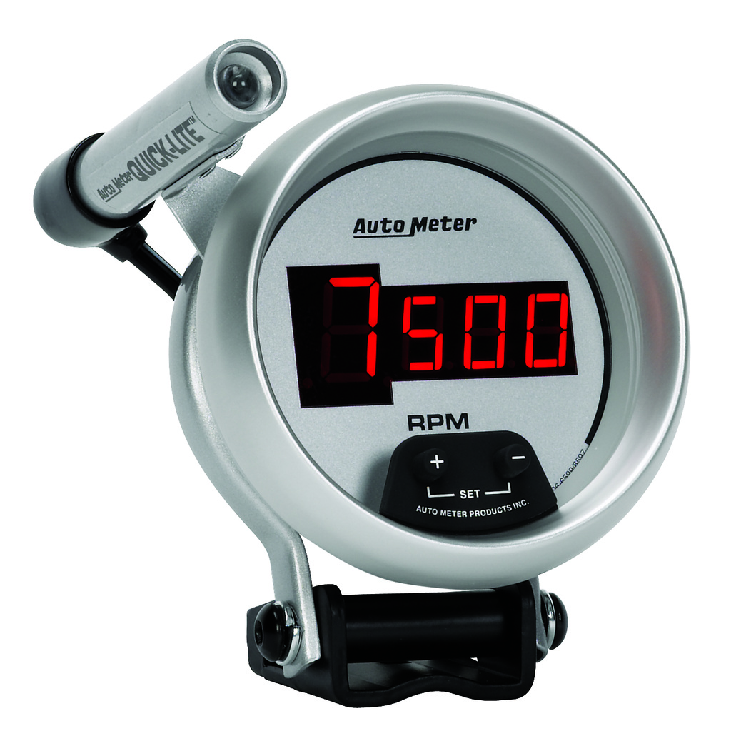 3-3/4" Pedestal Tachometer, 0-10,000 Rpm, Ultra-Lite Digital