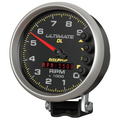 5" Tachometer, 0-9000 Rpm, Pedestal, Ultimate Dl Playback, Black