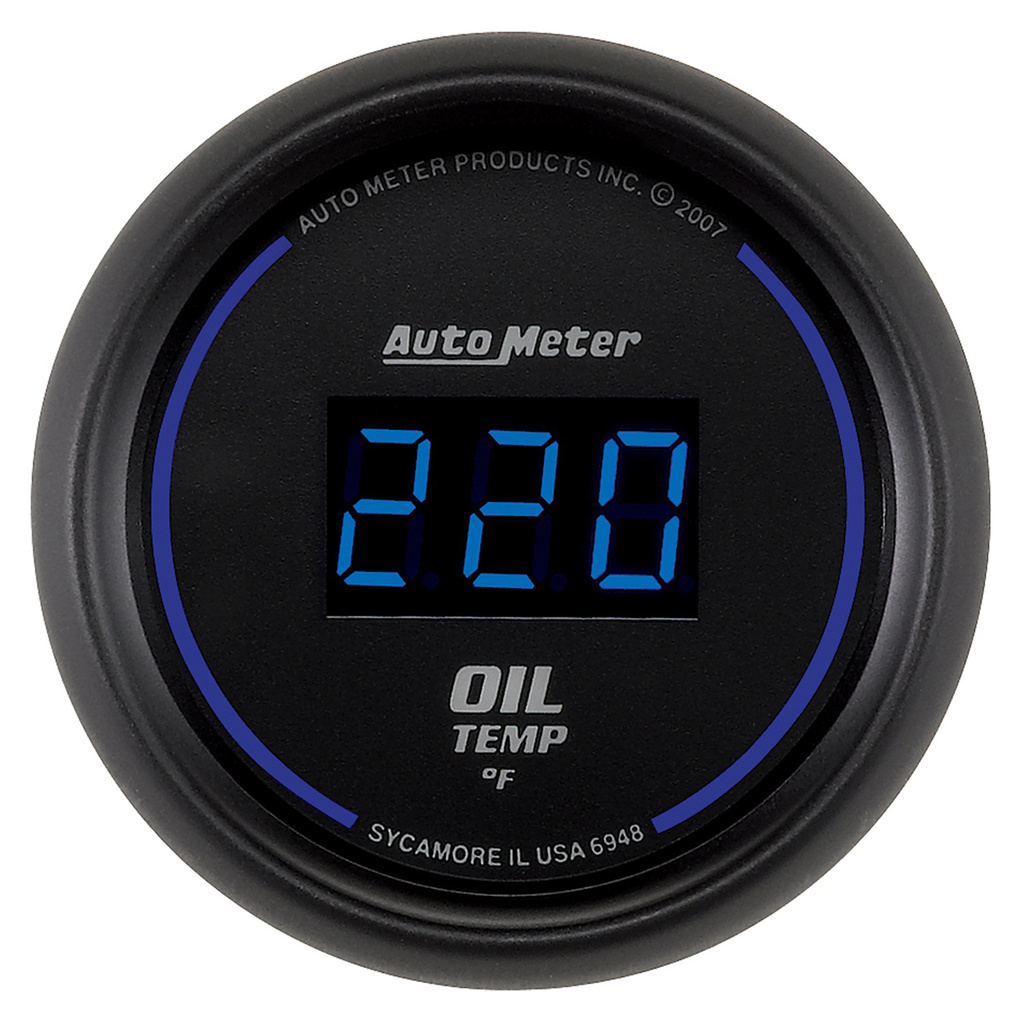 2-1/16" Oil Temperature, 0-340 °F, Cobalt Digital