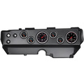6 Gauge Direct-Fit Dash Kit, E-Body / Cuda / Challenger 70-74, Designer Black