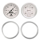 2 Gauge Direct Fit Dash Kit, Chevy Truck 47-53, 2 Gauge,  Old-Tyme White