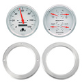 2 Gauge Direct Fit Dash Kit, Chevy Truck 54-55, 2 Gauge,  Arctic White
