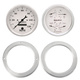 2 Gauge Direct Fit Dash Kit, Chevy Truck 54-55, 2 Gauge,  Old-Tyme White