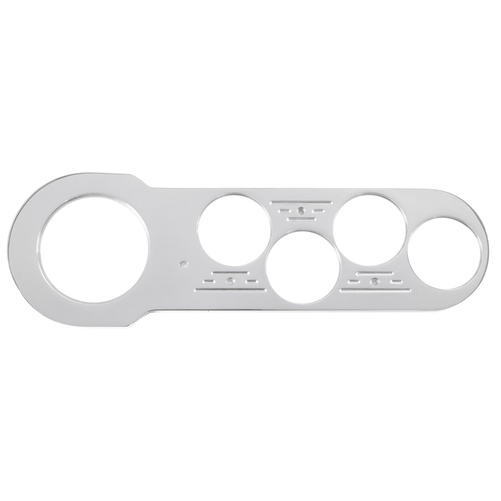 Direct Fit Dash Panel, Chevy Car 53-54, 5 Gauge, Billet