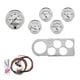 5 Gauge Direct-Fit Dash Kit, Ford Truck 48-50, Old Tyme White