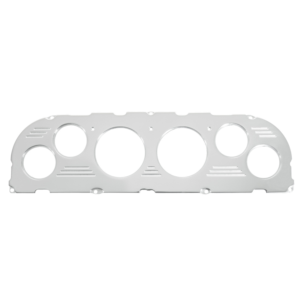6 Gauge Direct-Fit Dash Kit, Chevy Truck 60-63, Designer Black