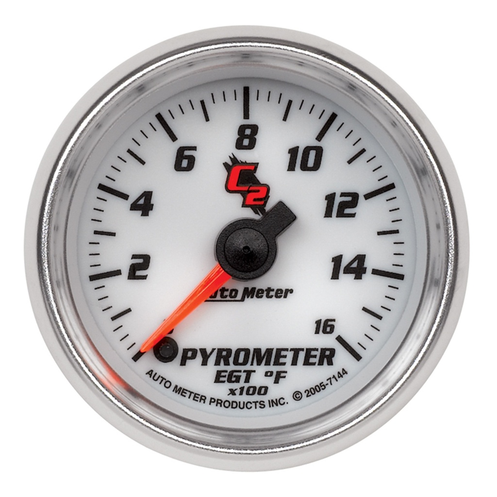 2-1/16" Pyrometer, 0-1600 °F, C2