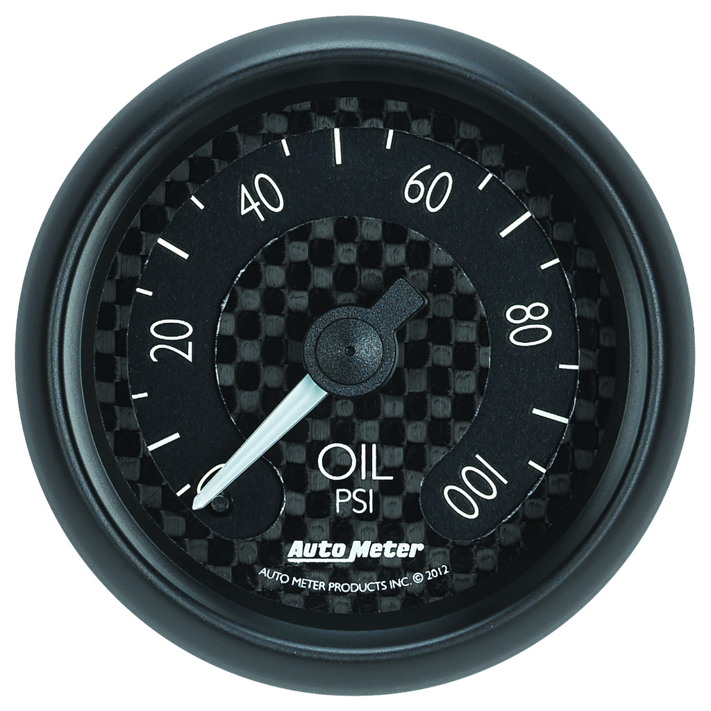 2-1/16" Oil Pressure, 0-100 Psi, Gt