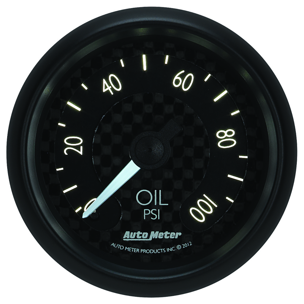 2-1/16" Oil Pressure, 0-100 Psi, Gt