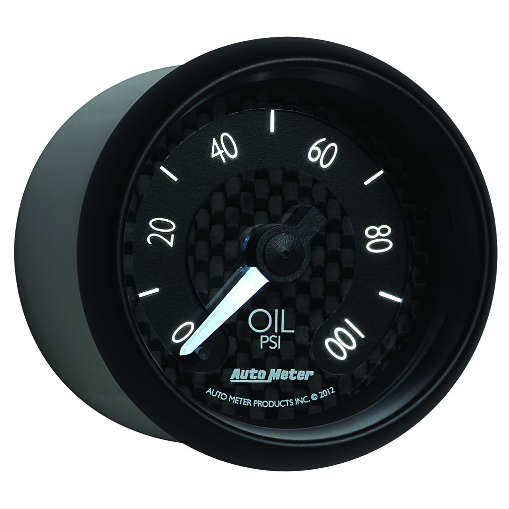2-1/16" Oil Pressure, 0-100 Psi, Gt