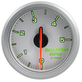 2-1/16" Tach, 0-5,000 Rpm, Airdrive, Silver