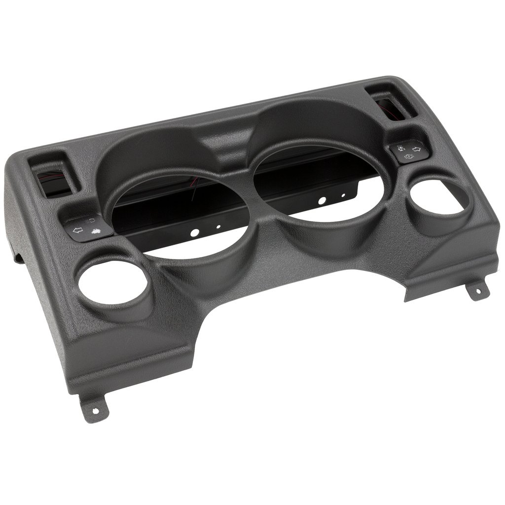 Direct Fit Dash Panel, 4 Gauge (5" X2, 2 1/16" X2), Jeep Tj / Xj
