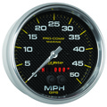 5" Gps Speedometer, 0-50 Mph, Marine Carbon Fiber