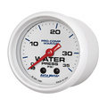 2-1/16" Water Pressure, 0-35 Psi, Marine White