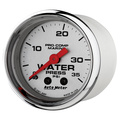 2-1/16" Water Pressure, 0-35 Psi, Marine Chrome Ultra-Lite