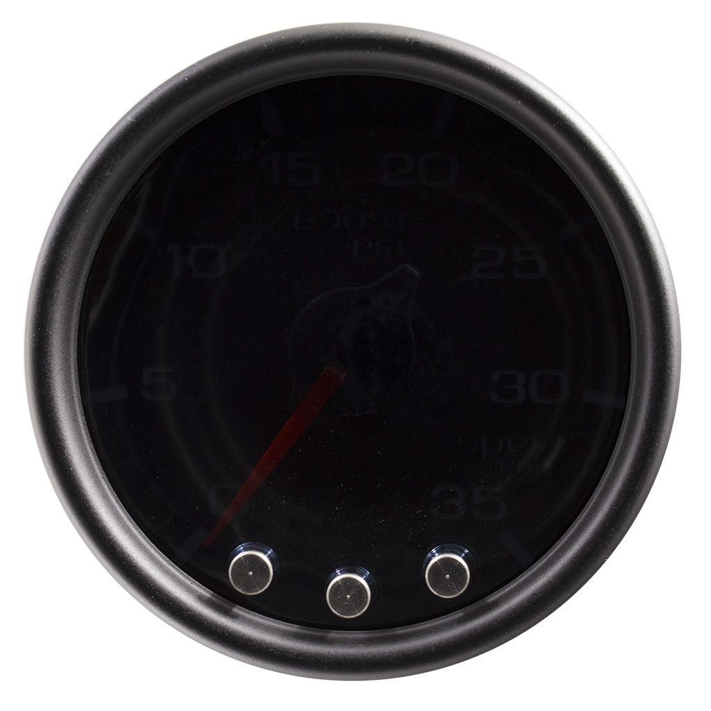 2-1/16" Boost, 0-35 Psi, Spek-Pro, Black/Black