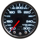 2-1/16" Oil Temperature, 100-300 °F, Spek-Pro, Black/Black