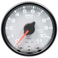 2-1/16" In-Dash Tachometer, 0-11,000 Rpm, Spek-Pro, White/Black