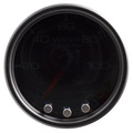 2-1/16" Water Pressure, 0-120 Psi, Spek-Pro, Black/Black