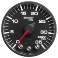 2-1/16" Boost, 0-35 Psi, Spek-Pro, Black/Black