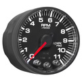 2-1/16" In-Dash Tachometer, 0-11,000 Rpm, Spek-Pro, Black/Black