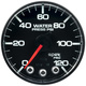 2-1/16" Water Pressure, 0-120 Psi, Spek-Pro, Black/Black