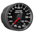 2-1/16" Water Pressure, 0-40 Psi, Spek-Pro, Black/Black, Ecu