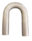 Tube courbé 180 degrés R63 42,4x2,0 en acier inoxydable 321L