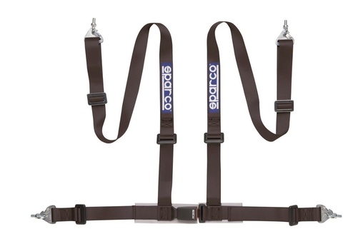 SPARCO 4PT Harnais de sécurité Noir - Utilisation de la rue