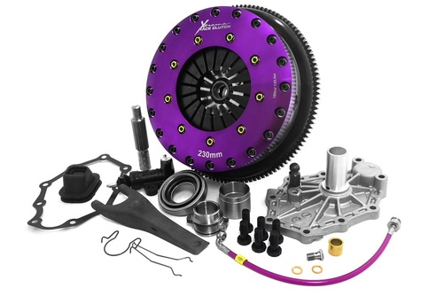 Xtrême Performance - 230mm Stum Céramique Disque double Kit d'embrayage Avec volant 1800Nm