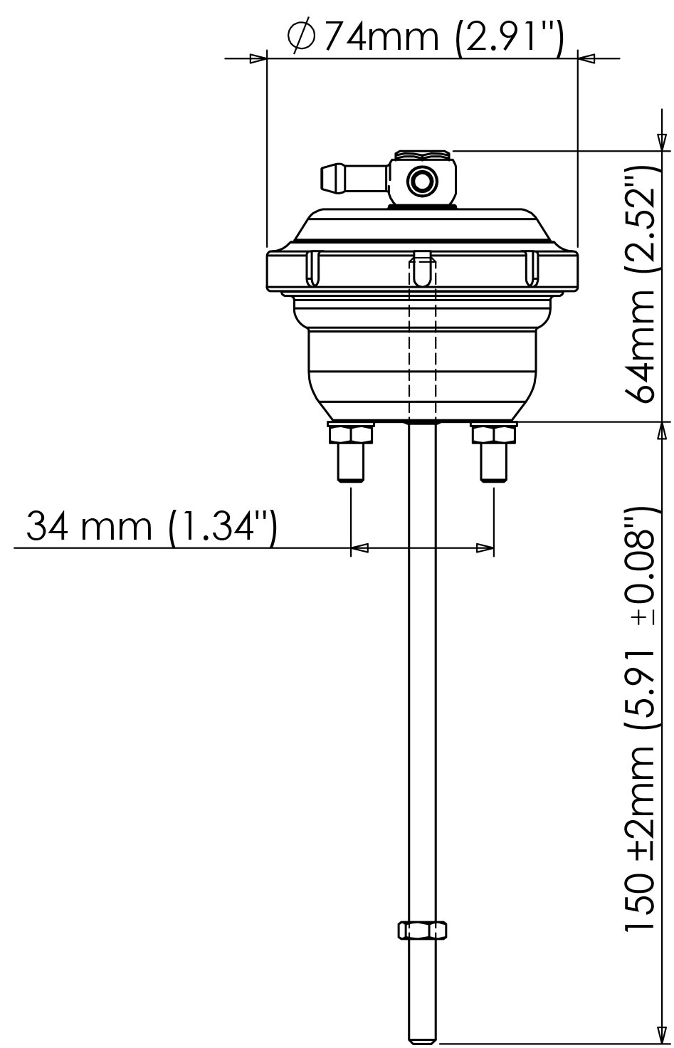 Turbosmart Insuffisance interne (Noir)