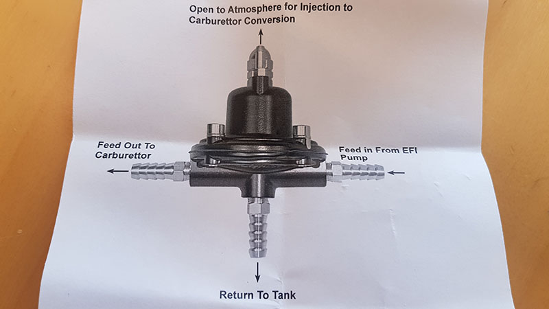 Malpassi EFI au carburateur Régulateur de pression de carburant