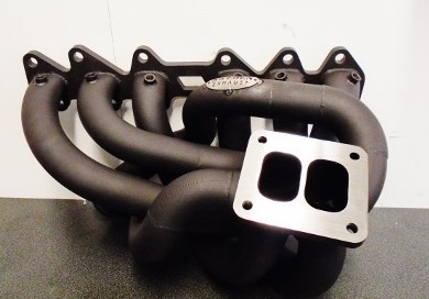 Collecteur d'échappement Toyota supra mk4 2jz singel turbo acier inoxydable