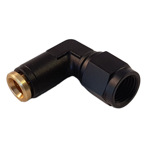90 ° - raccord pneumatique an4 (tuyau de 1/4" )