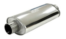 Silencieux 4" ovale inox