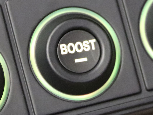 Boost baisse, icône peut clavier