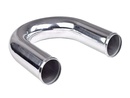 Tube en aluminium à 180 ° 2" poli