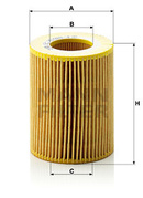 Filtre à huile BMW M50, M52, M54, M56