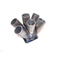 Fusion Collecteur 6cyle en acier doux droit - T4 twin-entry