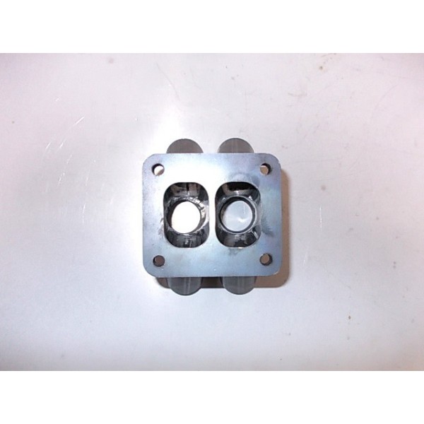 Fusion Collecteur 6cyle en acier doux droit - T4 twin-entry