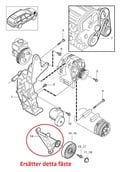 Moteur AC-Supprimer Volvo 5/6-Cyl" Alu" 99-09