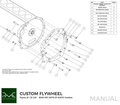 Plaque d'adaptateur de boîte de vitesses PMC TOYOTA JZ 1JZ 2JZ