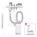 Kit de montage de pompe à carburant dans le réservoir, connexion rapide et épreuve E85