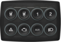 Boutons de clavier MASTER ECU 8