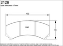 Pads de frein Pagid Rs42/Bleu